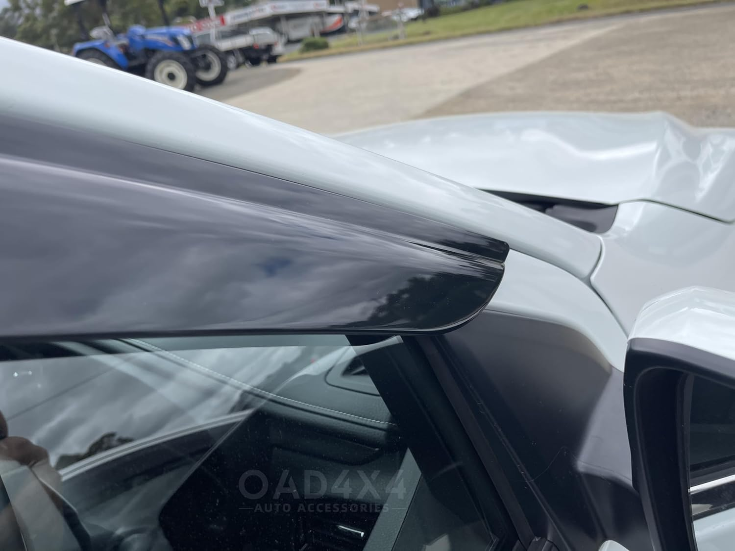 OAD4X4 Weathershields Compatible with Isuzu MU-X MUX 2021-Onwards, Injection Weather Shields Window Visors Wind Deflectors Sun Rain Guard 4PCS Set image number 3