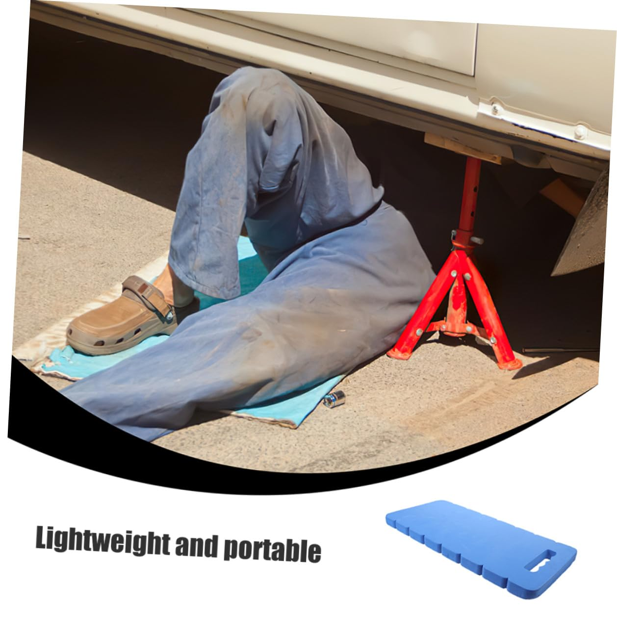 2Pcs Thick Eva Kneeling Cushion Garden Kneeler Pad Foam Knee Mat for Bathtub Cleaning and Outdoor Gardening image number 5