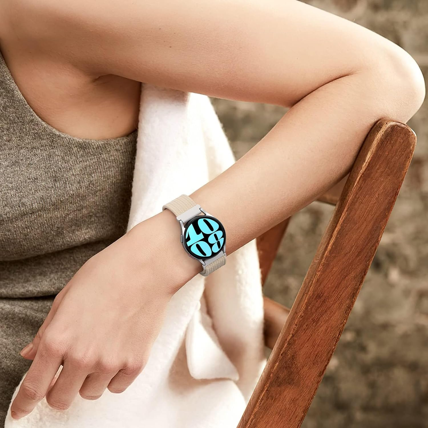 2 Park 20Mm Braided Magnetic Bands for Samsung Galaxy Watch 7/FE/6/5/4 Band 40Mm 44Mm/Galaxy Watch 6 Classic Bands 47Mm 43Mm/Watch 4 46Mm 42Mm Women/Men,Stretchy Nylon Sport Strap for Samsung Watch 5 Pro 45Mm/3 41Mm/Active 2