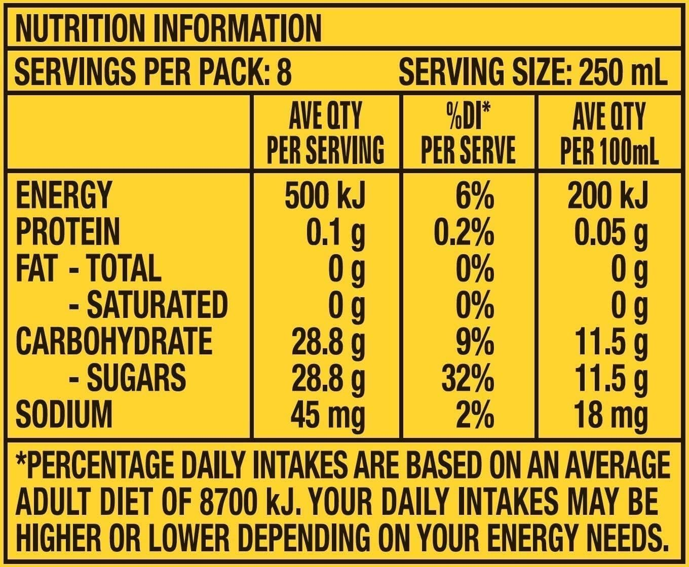 SOLO Lemon Soft Drink, 8 X 2L image number 1