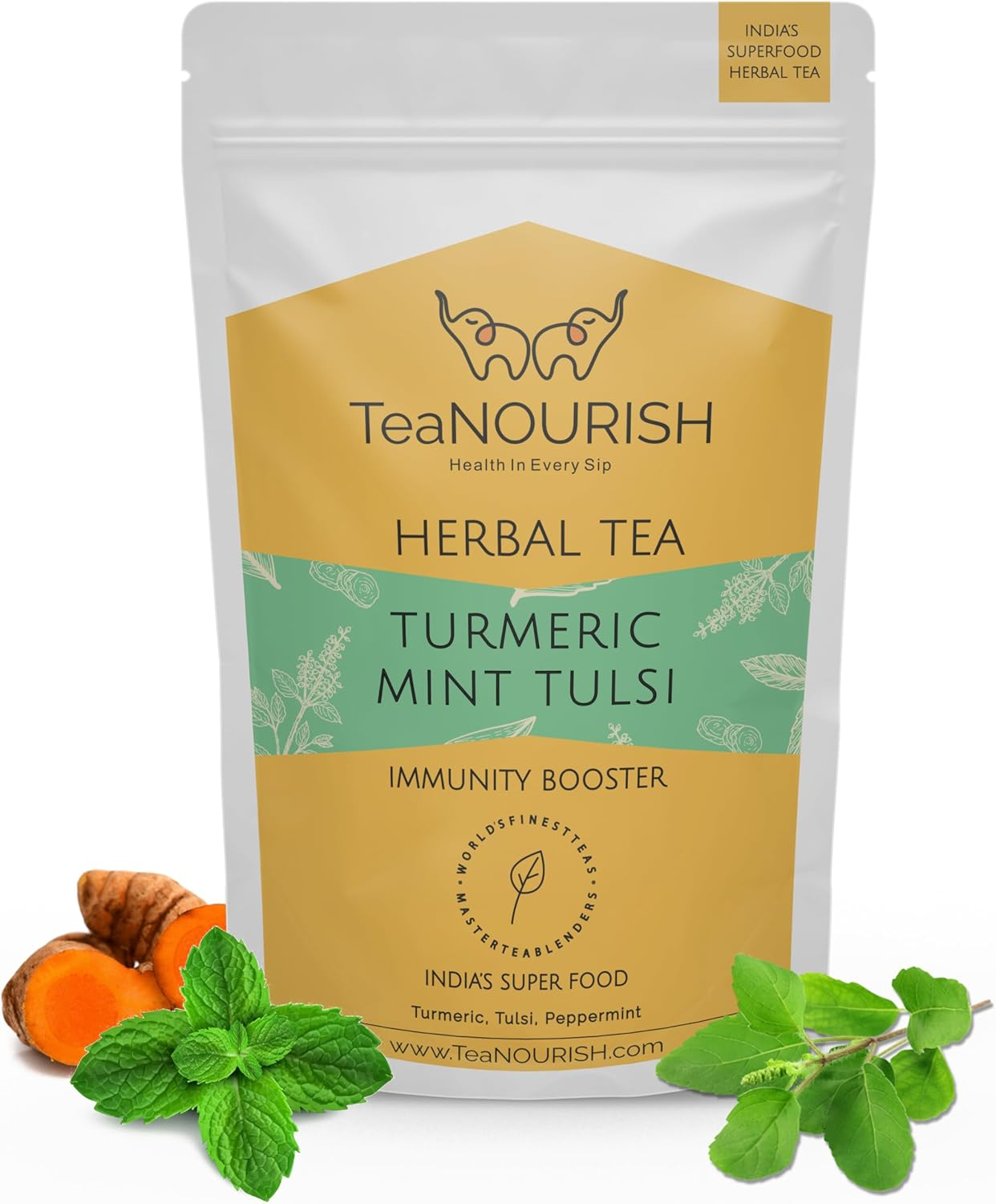 Teanourish Sparkling Sangria | CAFFEINE-FREE Herbal Tea | Refreshing and Fruity | Apple, Strawberry, Mango, Pineapple, Hibiscus | Brew Hot or Iced Tea - 100 G image number 5