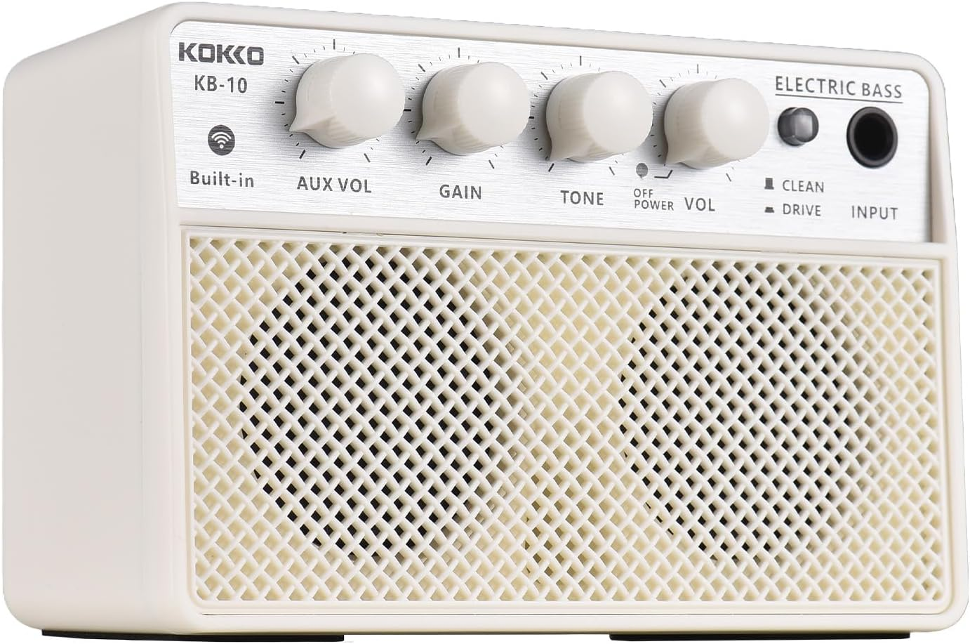 10W Small Electric Bass Amp Portable Bass Guitar Practice Speaker for Daily Practice Street Performances Rechargeable Portable O Supports Bt/Headphone Connection 6.35Mm Interface Plug And image number 6