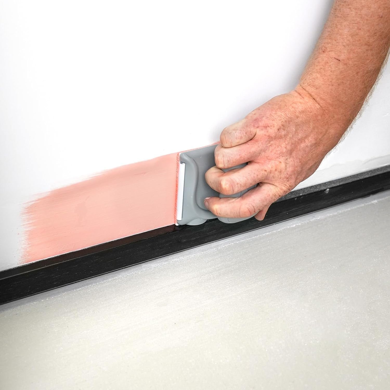 ROLLINGDOG Paint Pad Set - 4" Paint Edger Pad with 2PCS Paint Pad Refills for Smooth Wall Ceiling Windows Cutting In image number 6