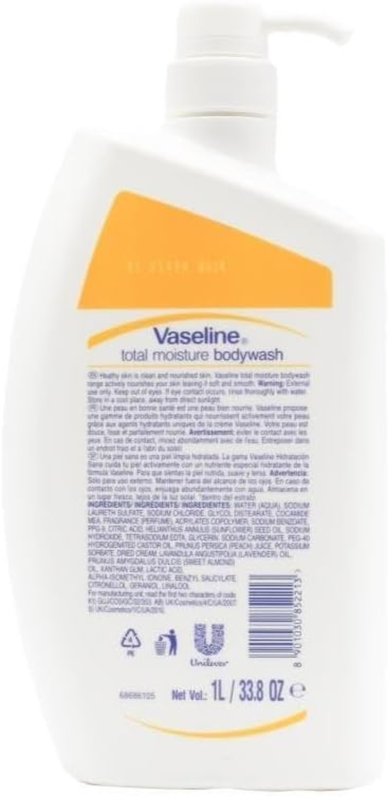 Vaseline Total Moisture Bodywash 1 Liter