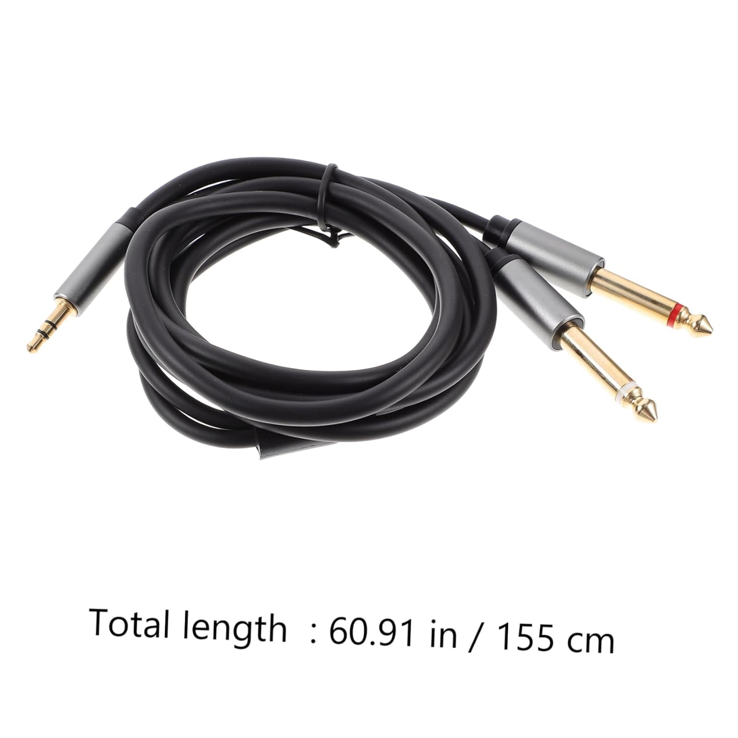 CONGARTENO 3.5Mm to 6.5Mm Audio Cable Stereo Splitter for Computer Laptop and Home Audio Systems image number 2