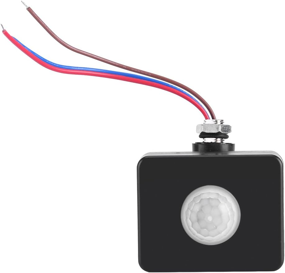 Motion Sensor Outdoor Human Body Infrared Detector PIR Wall Pavement Switch Alert System Black image number 3