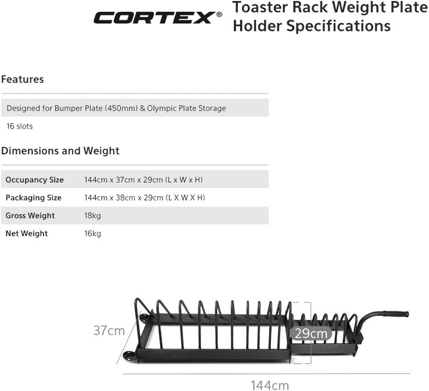 Cortex Toaster Rack 16 Slot image number 1
