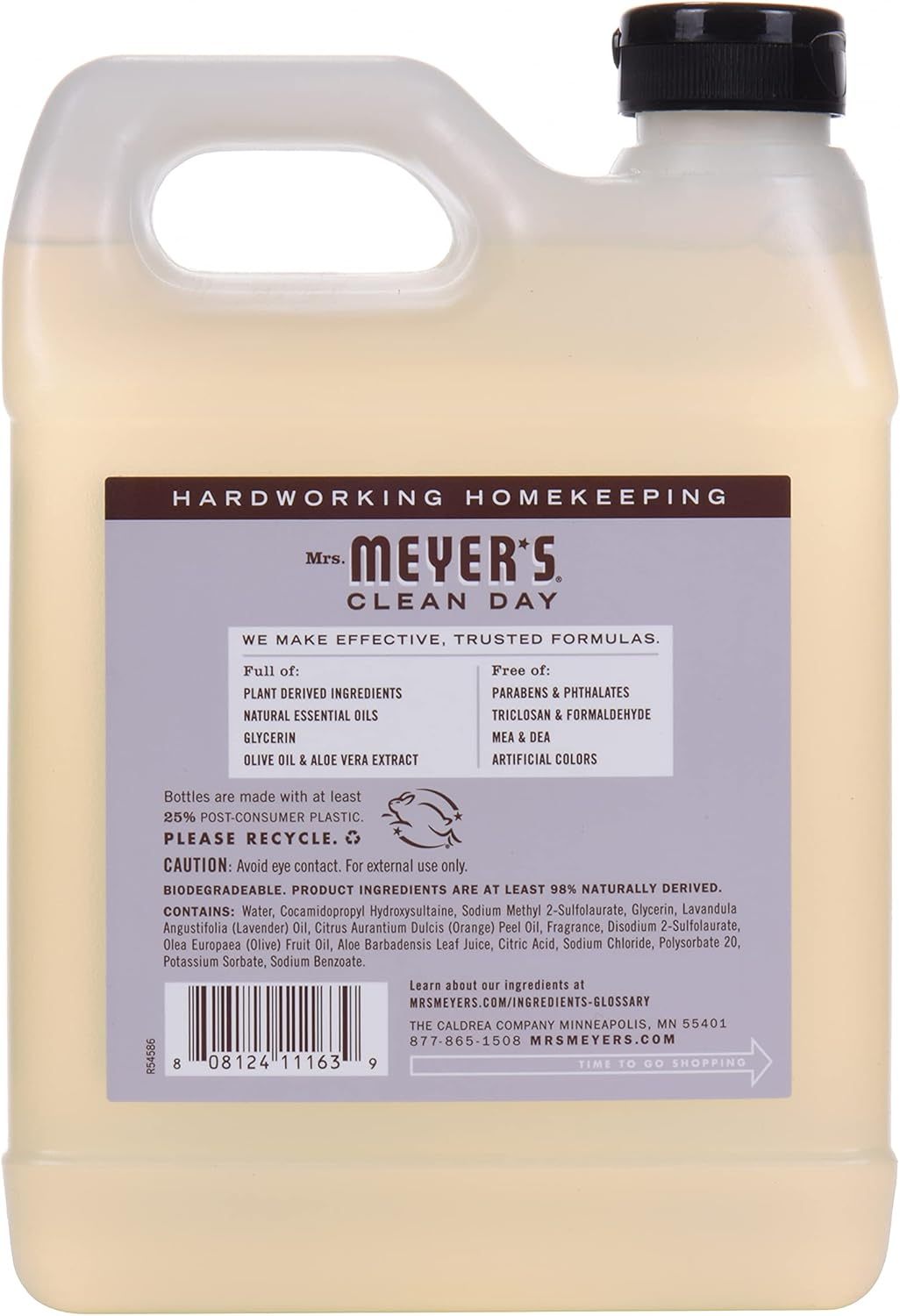 Mrs. Meyer'S Clean Day Liquid Hand Soap Refill - Lavender (33 Fl Oz (Pack of 2)) image number 2