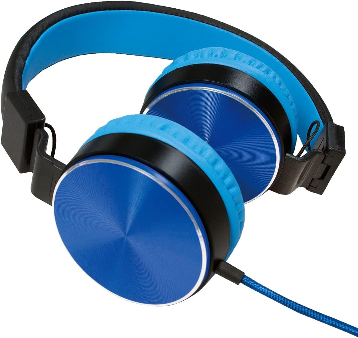Logilink HS0049BL - Elegant Foldable Stereo Headphones with High Sound Quality Blue image number 3