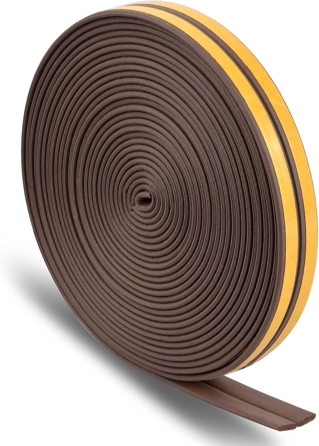 NATUCE Sealing Tape for Doors Windows 9 Mm X 2 Mm, Foam Self-Adhesive Door Seal Window Anti-Collision, Window Seal Rubber Seal Sealing Tape - 12 M (White)