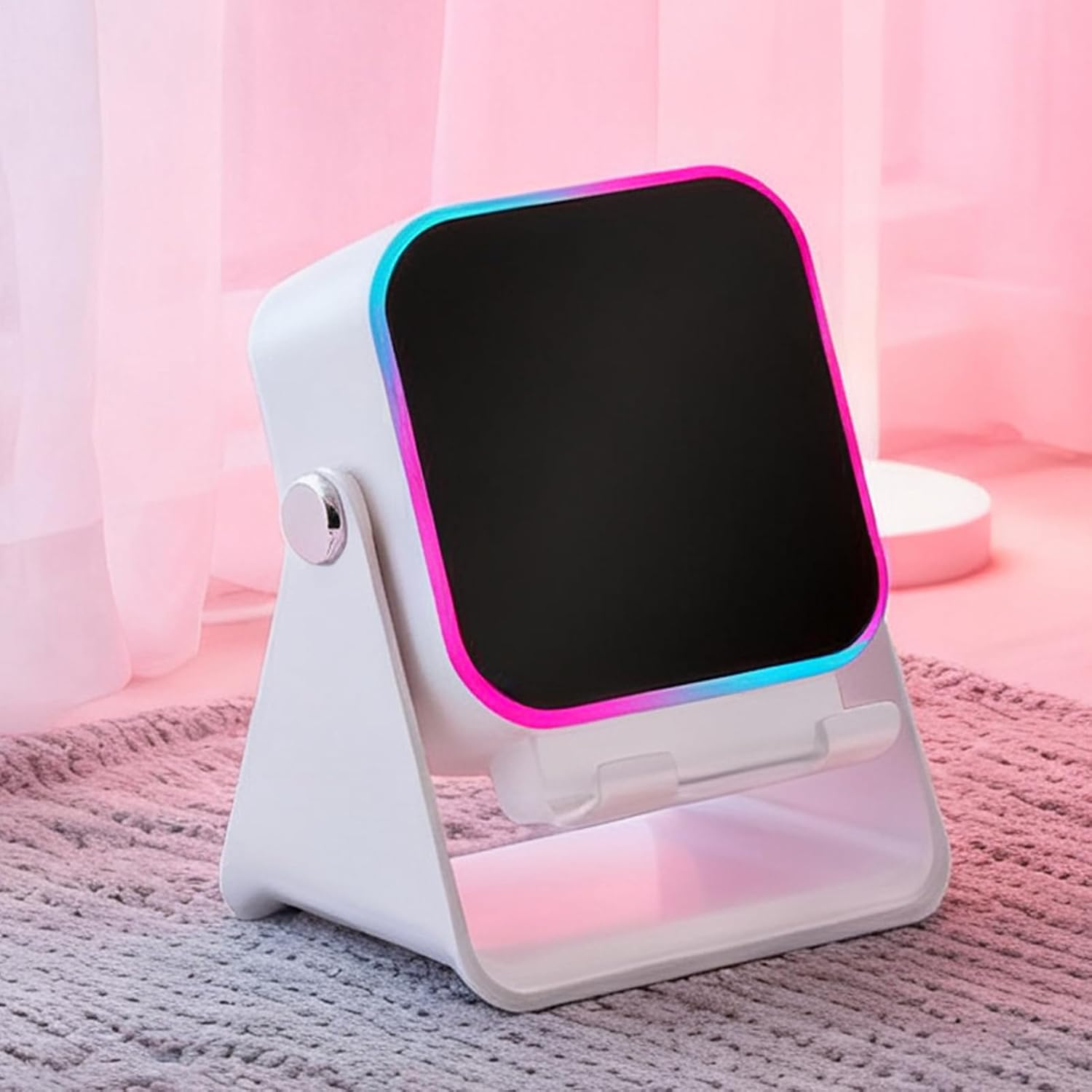 Induction Speaker for Phone,Audio Station Foldable with Light | 10W Phone Stand Speaker - for Travel Home Office Christmas Men Women Girl Boyfriend image number 3