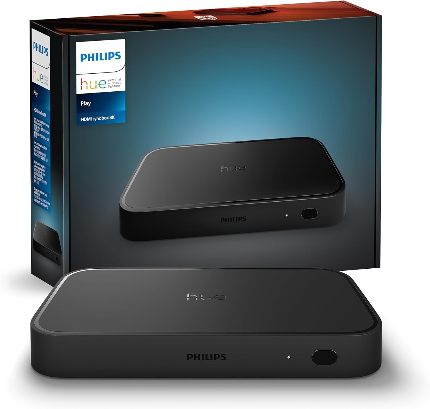Philips Hue Play HDMI Sync Box 8K &ndash; Smart HDMI Sync Box for TV, Gaming & Movies, Seamless Hue Light Integration with Philips Hue System, Dolby Vision & HDR10+ Compatible image number 5