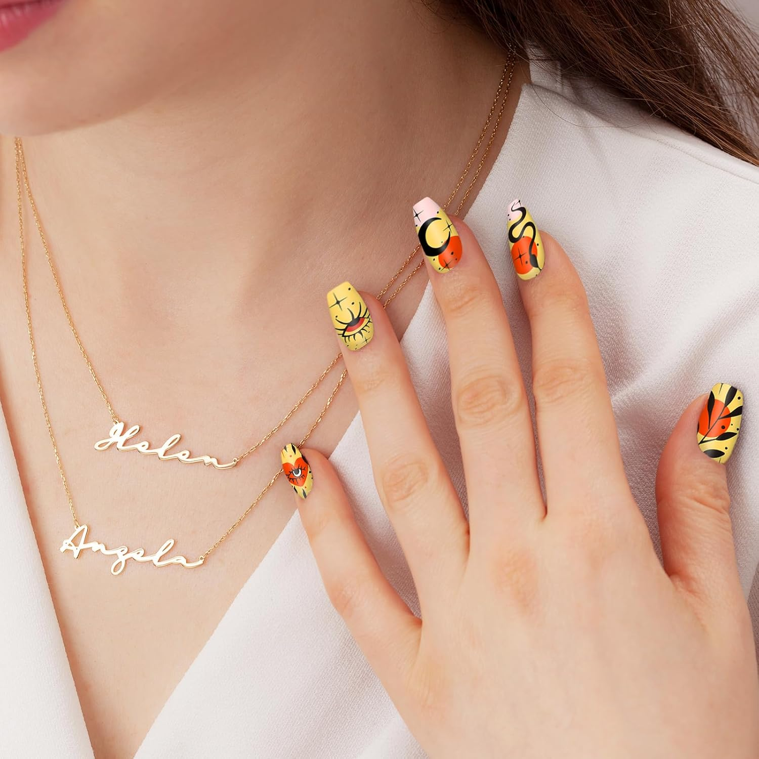 Whaline 6Pcs Gothic Nail Plates Stamping Set Skull Evil Eye Moon Stamp Templates Halloween Nail Art Plates for DIY Print Manicure Salon Design image number 5