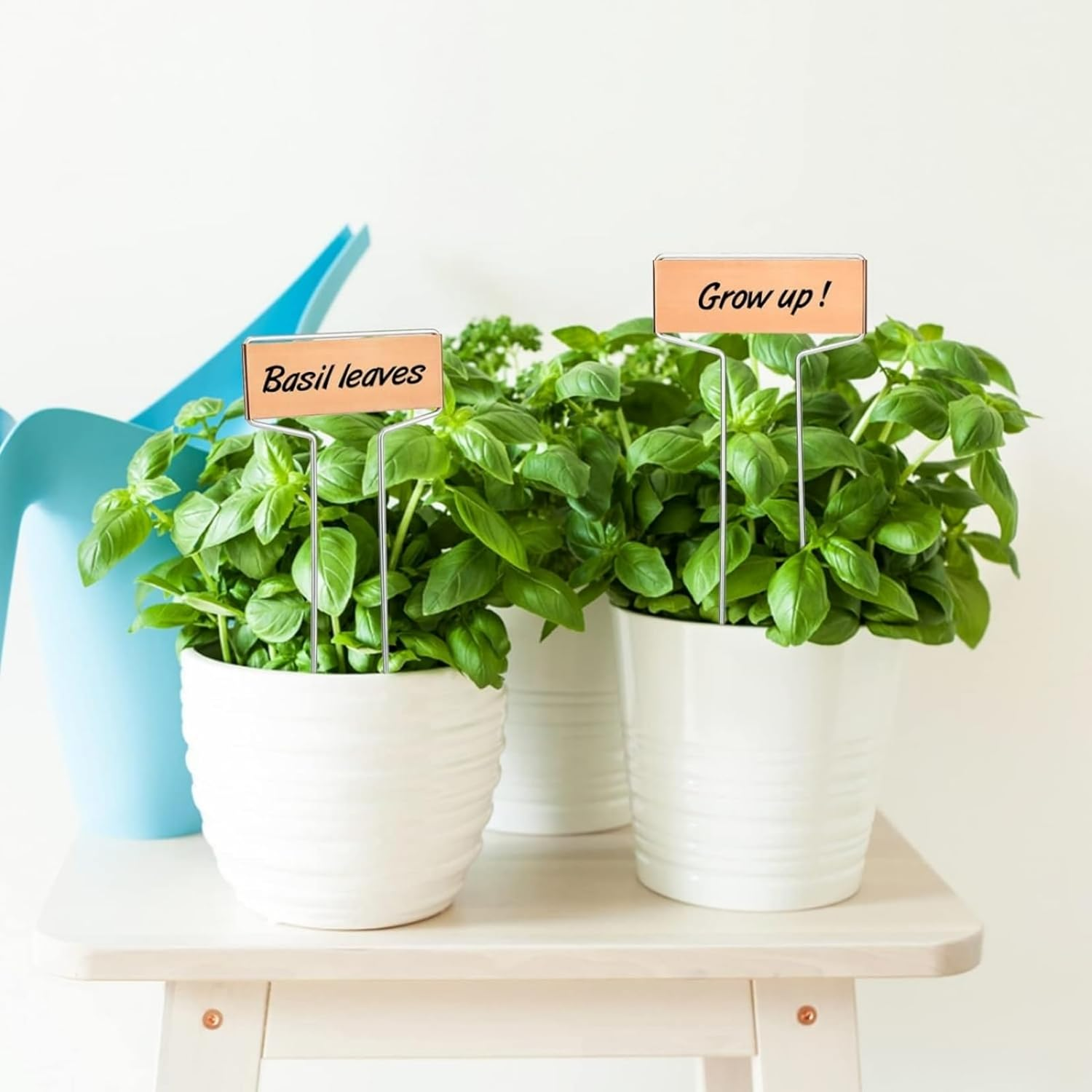 20 Pcs Copper Plant Labels, 25.5Cm Waterproof Plant Markers for Outdoor Garden, Seedlings, Flowers, Vegetables, and Herbs image number 1