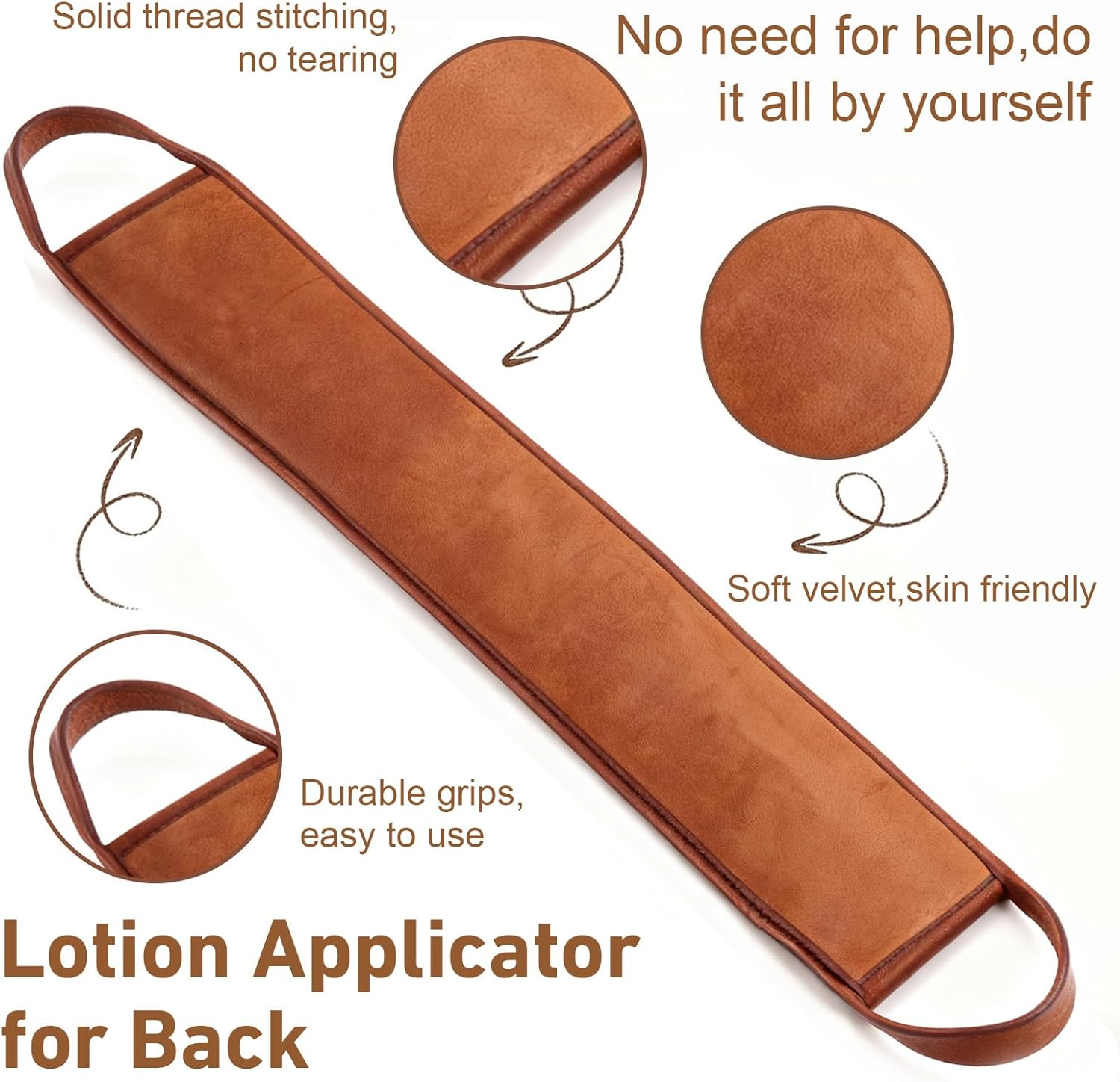 Tzylomirx Tanning Mitt & Back Lotion Applicator with Thumb, for Evenly Apply Self Tanner Glove, Streak-Free Bronzed Glow | Fake Tan, Sunless Tan & Spray Tan Glove, for Fake Tan and Lotion image number 3