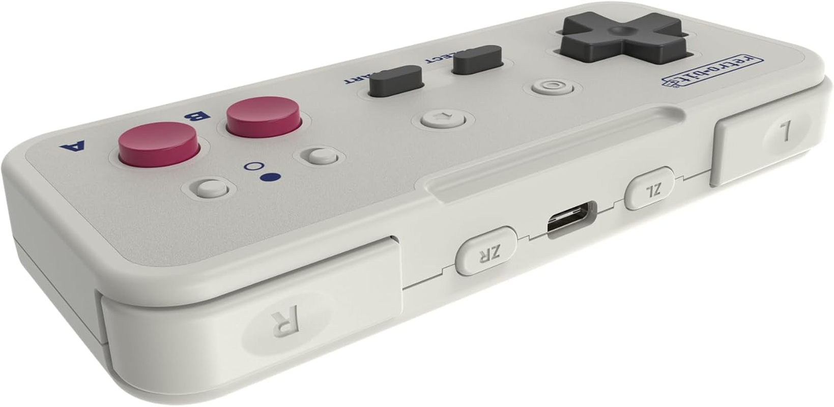 Retro-Bit - Origin8 2.4G Pad NS, NES - Grey/Retro Gaming image number 1
