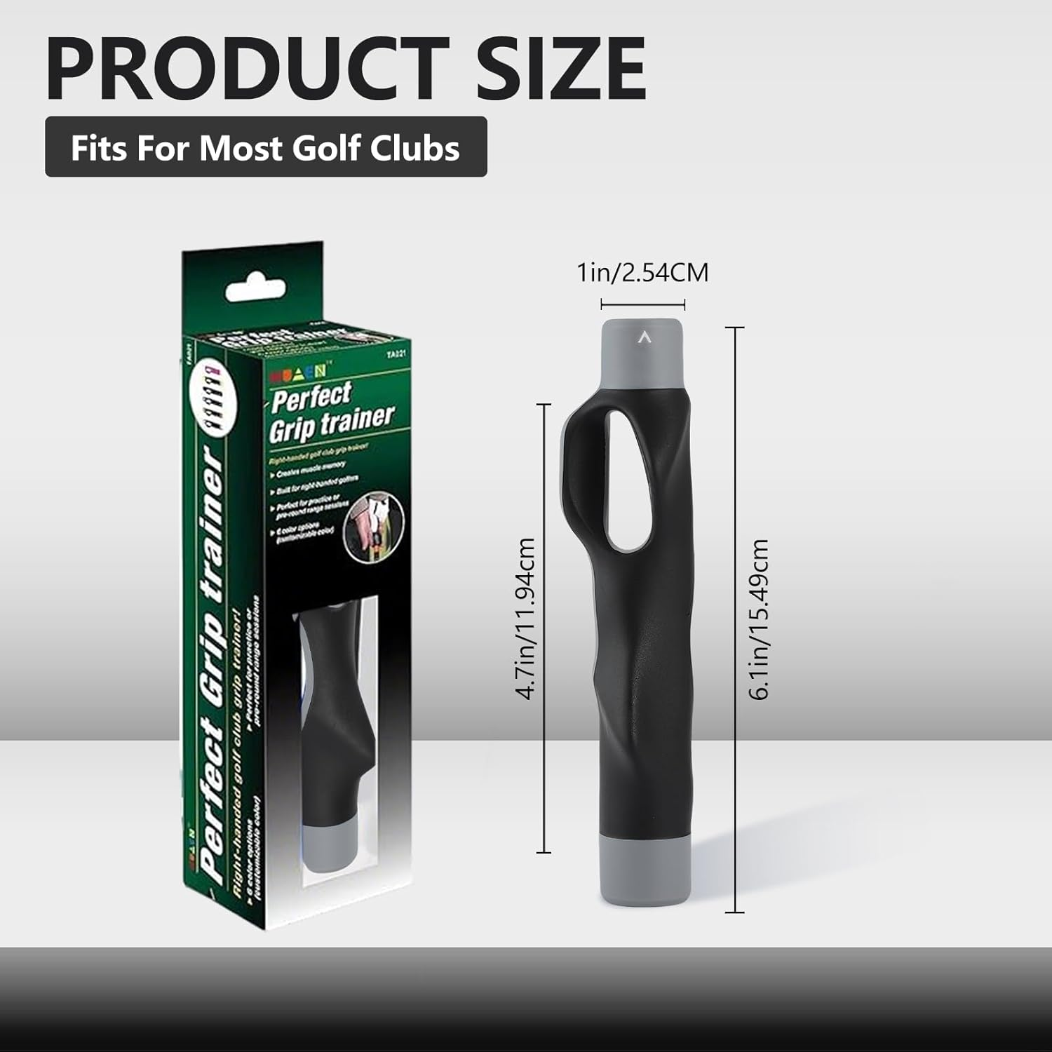 Golf Grip Trainer, Golf Training Grip, Golf Club Grips, Grip Trainer, Golf Grip, Attachment for Improved Hand Positioning on Golf Club image number 6