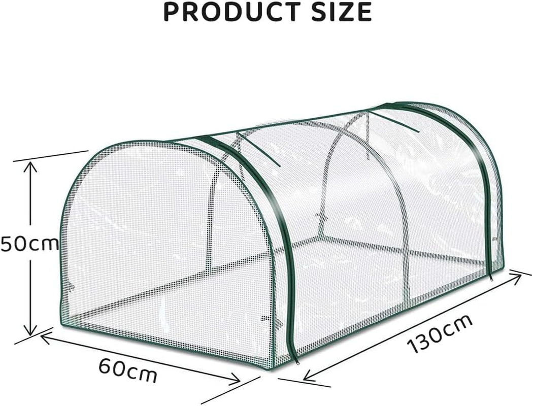 Mini Greenhouse for Indoor and Outdoor &ndash; Portable Grow Tunnel with Waterproof PE Cover, Ideal for Vegetables, Fruits, Flowers and Garden Greenhouse Planting image number 4