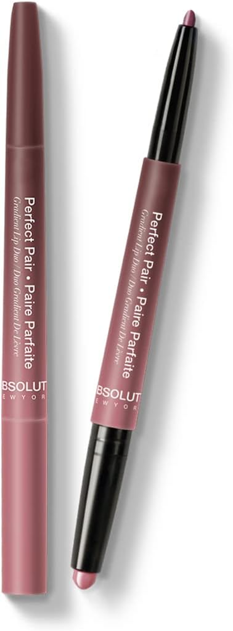 ABSOLUTE Perfect Pair Lip Duo - Rose Wood image number 2