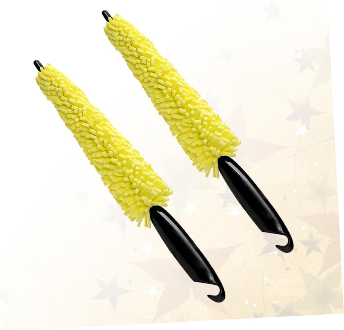 ANDRESLAD 2Pcs Car Wheel Cleaning Brush and Tyre Rim Detailing Brush Set Sponge for Auto Wheel Care and Car Detailing in Australia image number 1