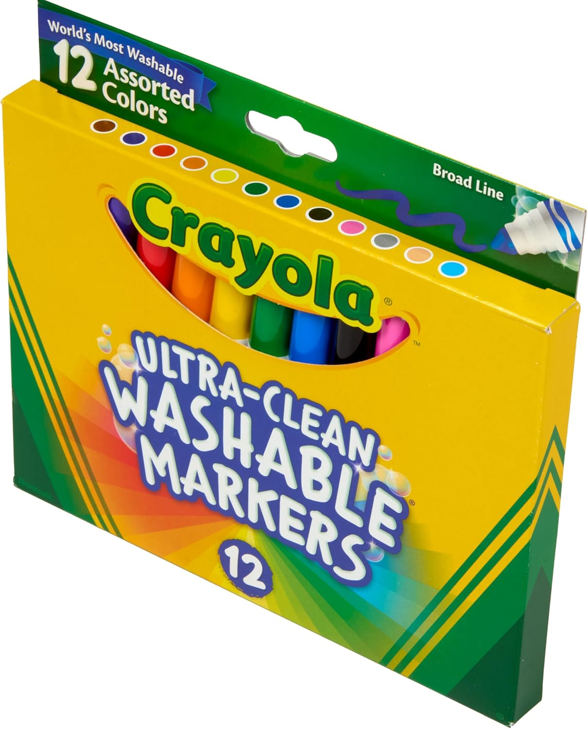 Crayola 12 Ct Ultra-Clean Washable Markers image number 2