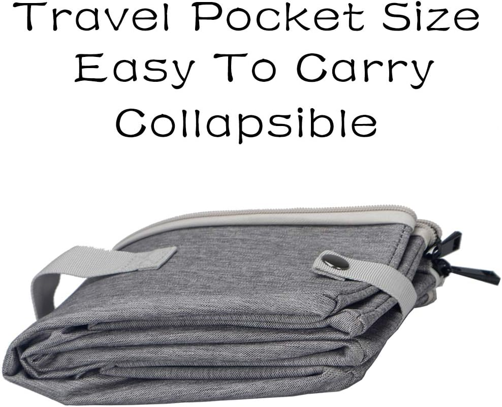 Cat Travel Litter Box, Portable Litter Box for Traveling and Outdoor Adventure, Collapsible and Space Saver (Grey) image number 5