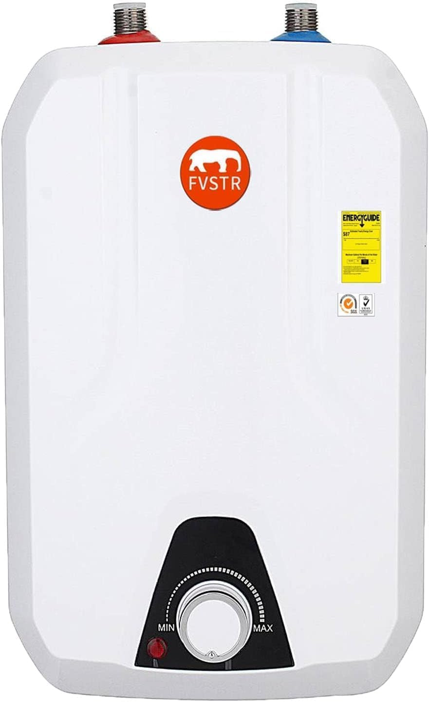 1.5Kw Small under Sink Tank 2.26Gallon Water Heater Hot Storage,Mini Instant Electric RV TR Trailer Kitchen Compact Point-Of-Use image number 2