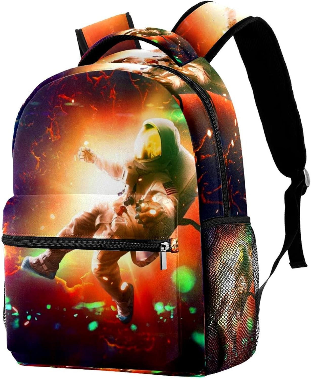 Astronaut in the Wormhole Backpack Students Shoulder Bags Travel Bag College School Tote Backpacks image number 5