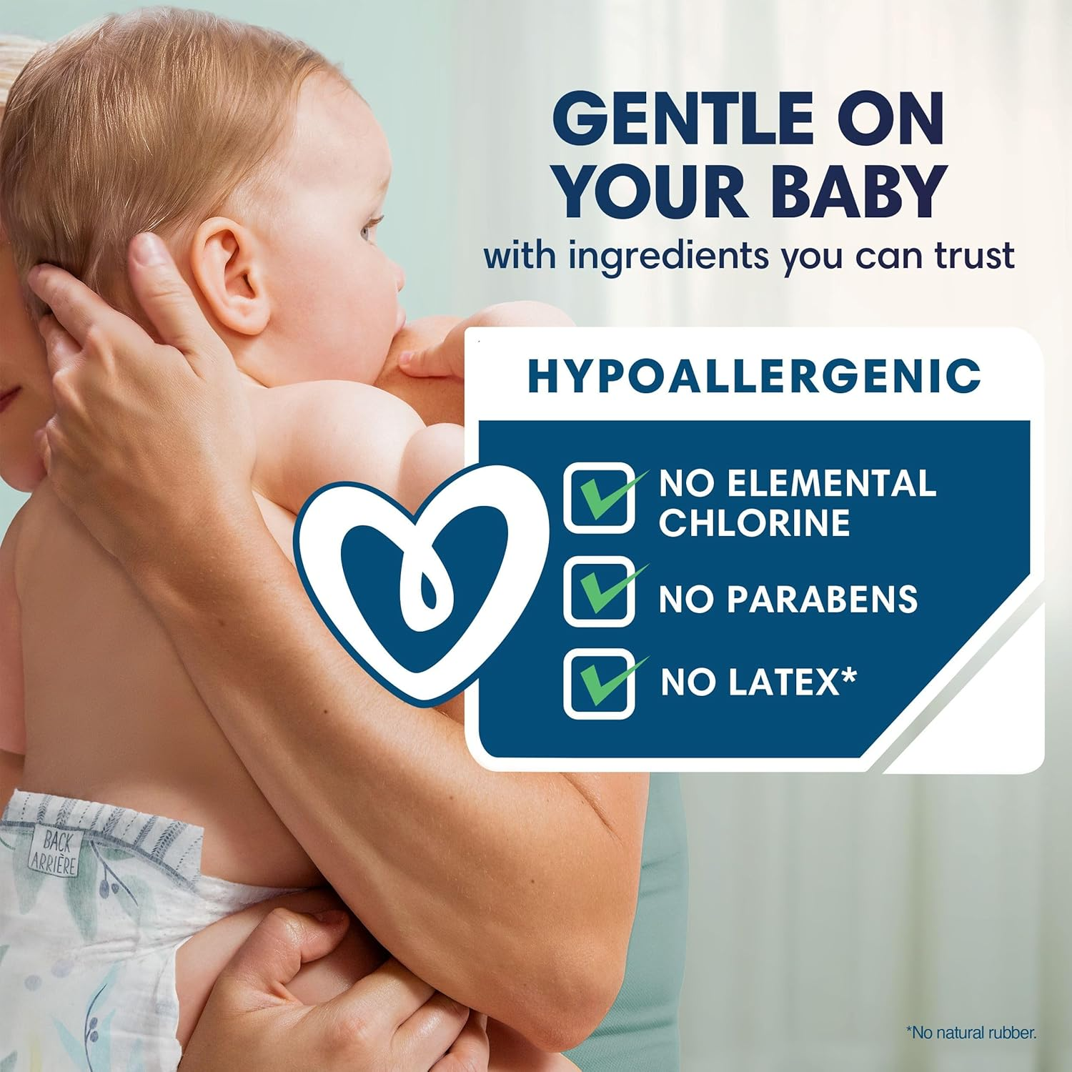 Pampers Diapers Size 6, 108Count - Pure Disposable Baby Diapers, Hypoallergenic & Unscented Protection, One Month Supply