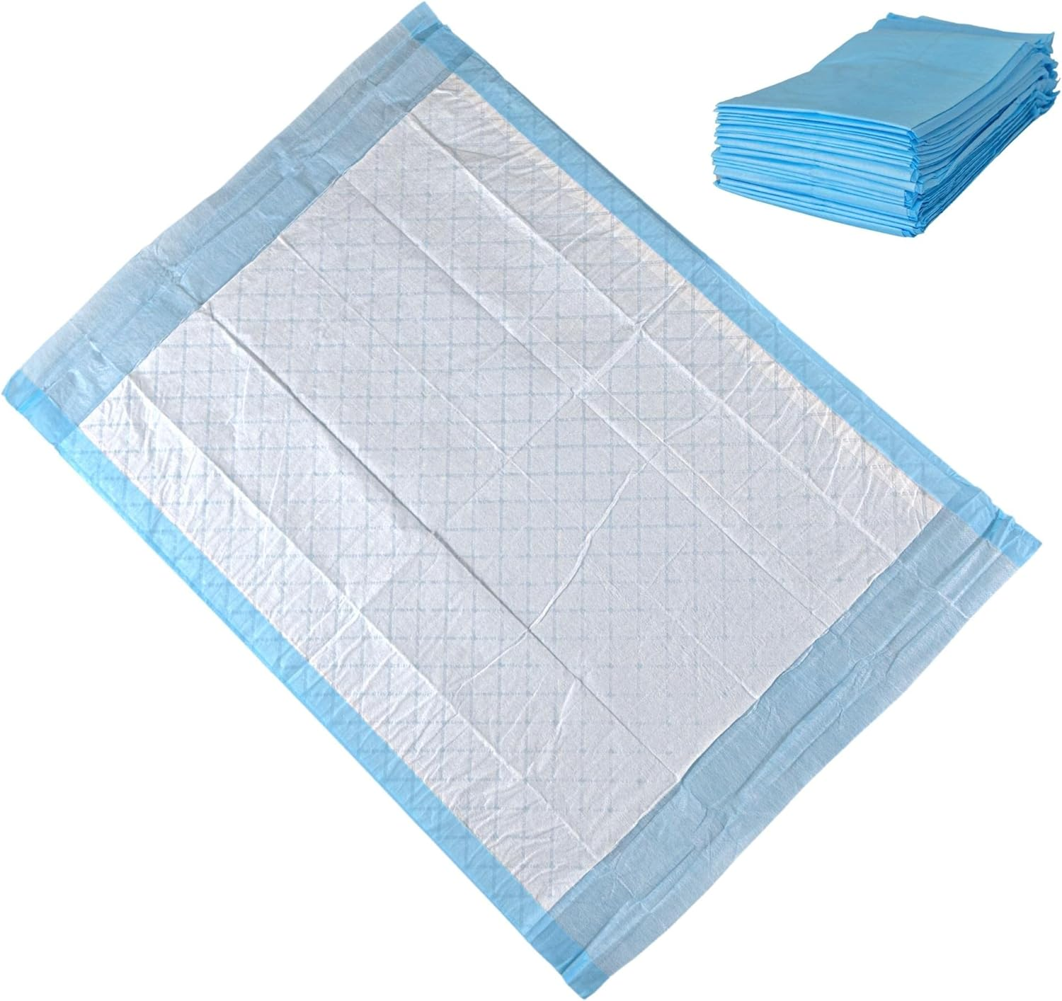 Disposable Changing / under Pads [Pack of 25] Disposable Soft Absorbent Waterproof 17''X24'' Incontinence Underpad Protector Liners for Beds, Chairs, Diaper Changing &ndash; for Adults and Baby Protection image number 1