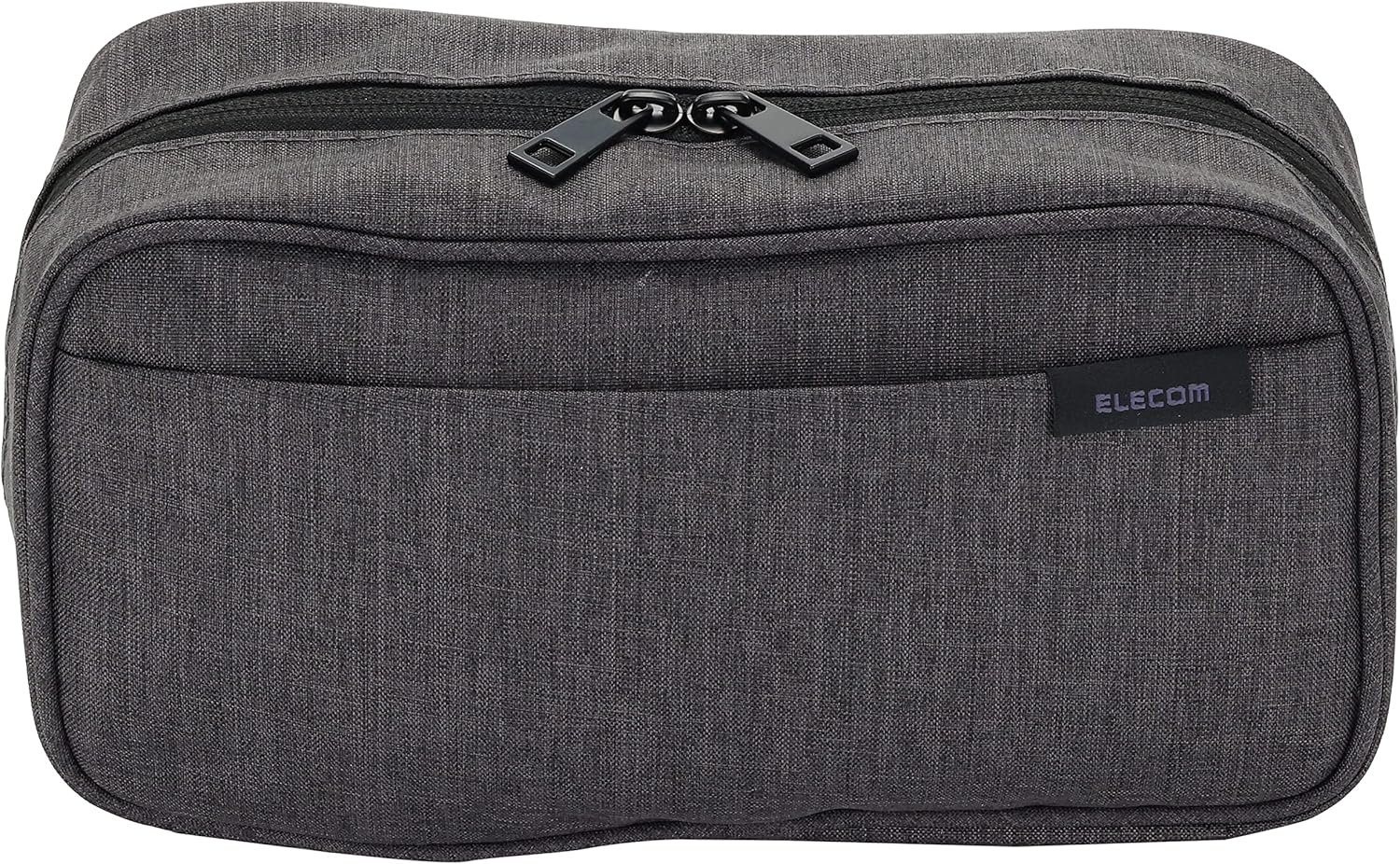 Elecom BMA-GP14BK Gadget Pouch, Large Capacity, Storage Type, Gadget Case, Organizer Pouch, Black image number 2