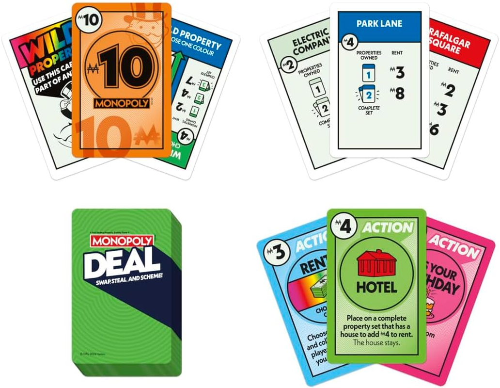 Monopoly Deal Card Game, Multi-Colour image number 1