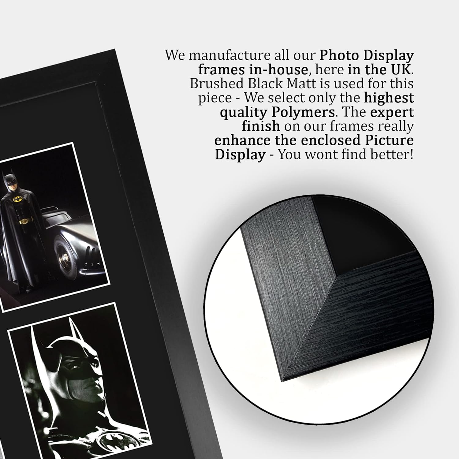 HWC Trading FR A3 Michael Keaton Batman Gifts Printed Signed Autograph Picture for Movie Memorabilia Fans - A3 Framed - (A3 Framed) Michael Keaton Display image number 6