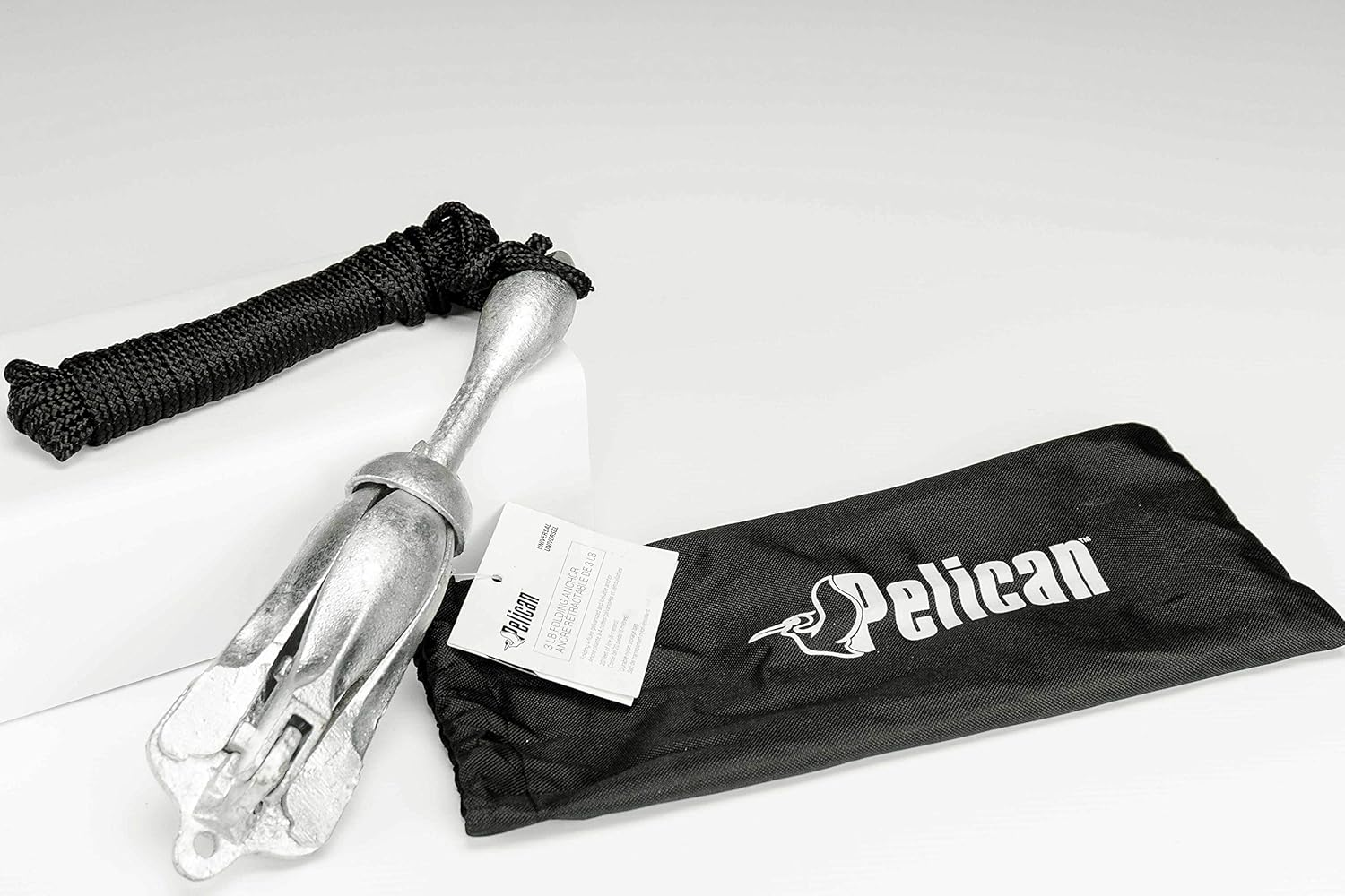 Compact Anchor Kit for Kayak, Canoe, SUP, Inflatables or Small Boats, Foldable Storage Bag, Ideal for Fishing Kayak Boating image number 3