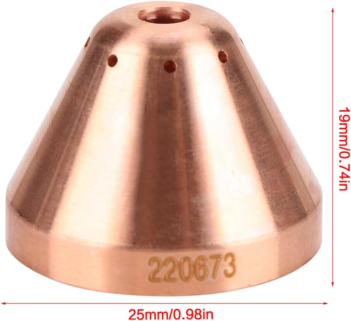 MAX45 Protective Cap, Good Copper, 5 Pcs, for Air Cut Protection image number 2
