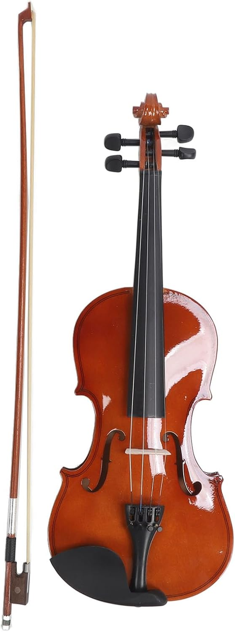 Beginner Violin, Acoustic Violin 4/4 Steel Wire Strings for Music Recording image number 5