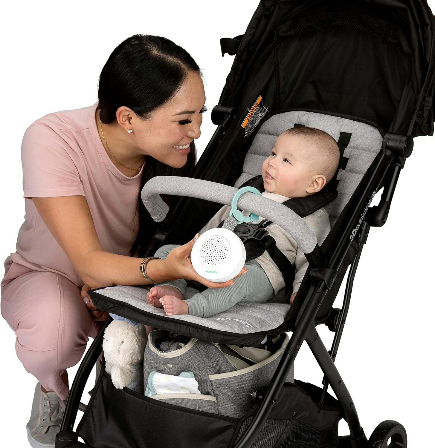 Ingenuity Pock-A-Bye Baby Soother and Bluetooth Speaker, Stream Music or Preloaded Playlists image number 5