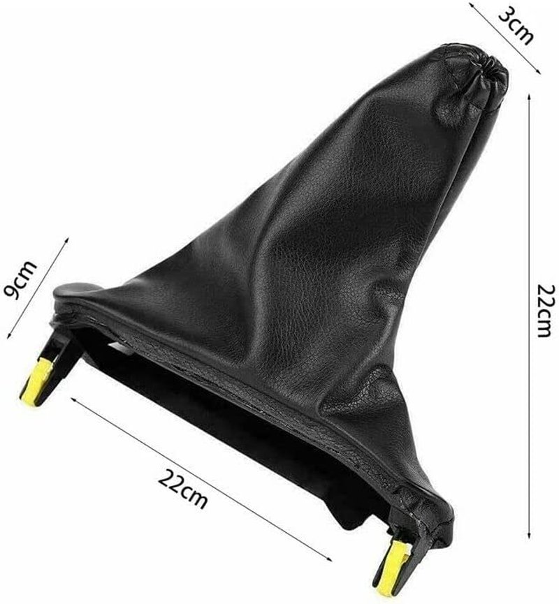 Handbrake + Auto T Bar Automotic Transmission T-Bar Shift Gear Cover Hand Brake Boot Compatible with Ford Falcon FG FGX FG-X Sedan & Ute XR6 XR8 G6E GE FPV 2008~2018 Replacement for BG2A837A1S image number 6