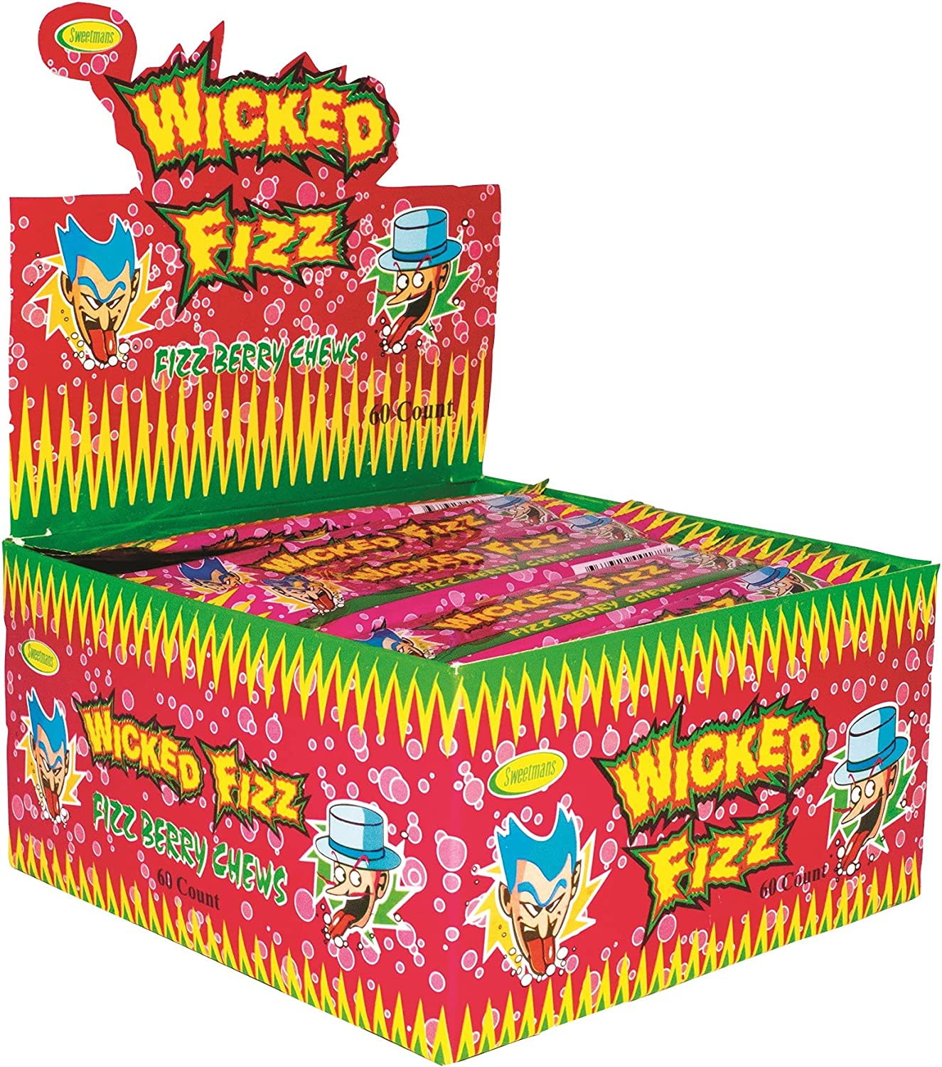 Wicked Fizz Blue Raspberry Flavour 12G X 72 image number 4