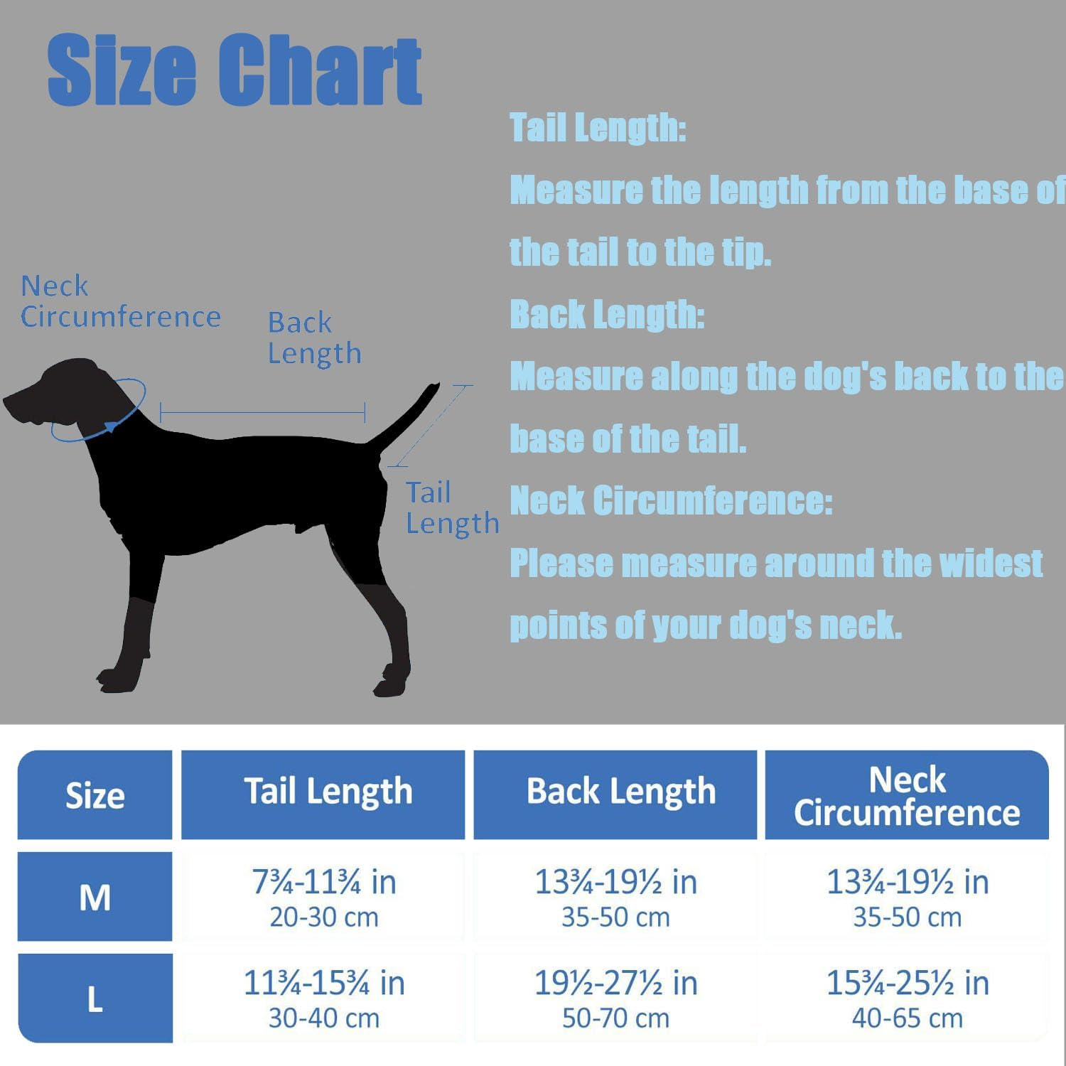 Dog Tail Protector Guard for Medium Large Dogs Adjustable Dog Tail Cover to Prevents Licking Wounds Ends Protector Breathable End Bag for Happy Syndrome Recovery (M) image number 2