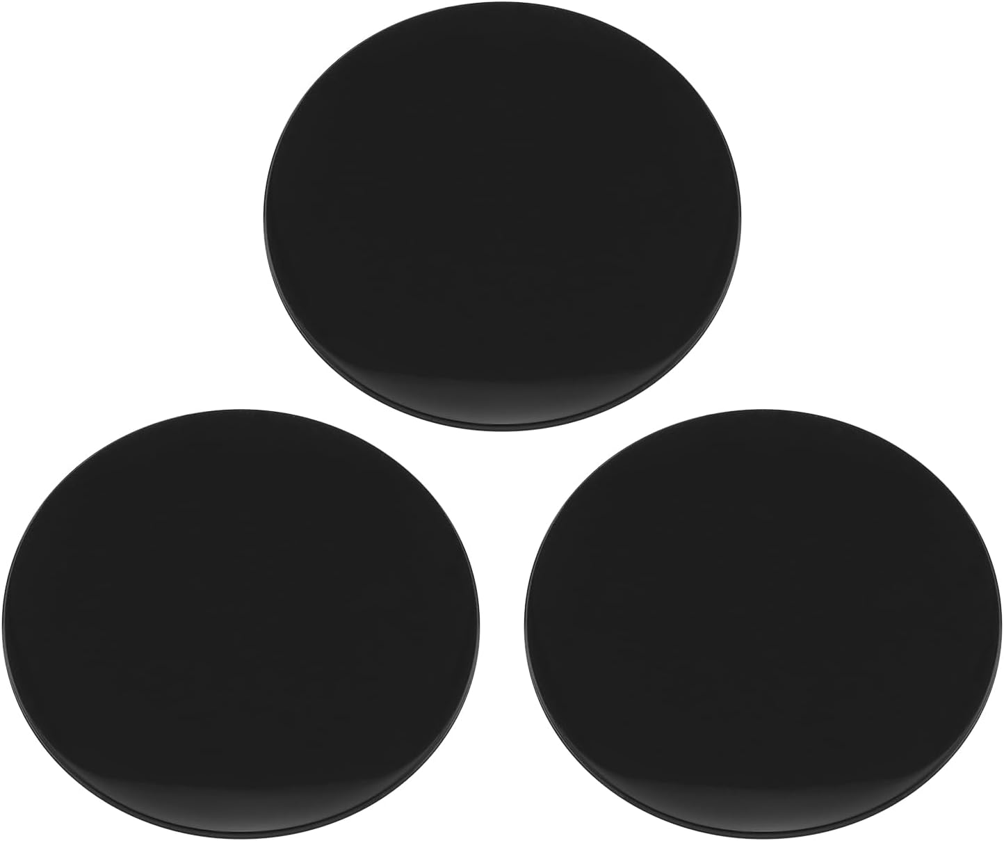 SING F LTD 3Pcs Adhesive Dashboard Pad Disc Dashboard Suction Pad Double-Stick Adhesive Backing Compatible with Dash Cam GPS Car Phone Mount Black