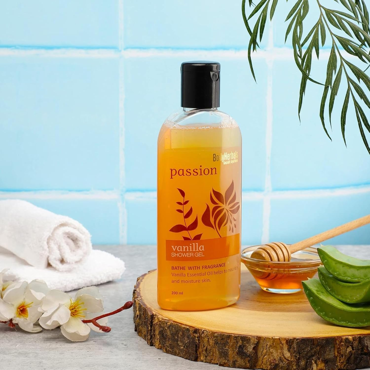 Bodyherbals Passion, Vanilla Shower Gel with Skin Conditioners (200Ml) Beauty, Bath & Shower, Soaps & Body Washes, Body Wash Gels