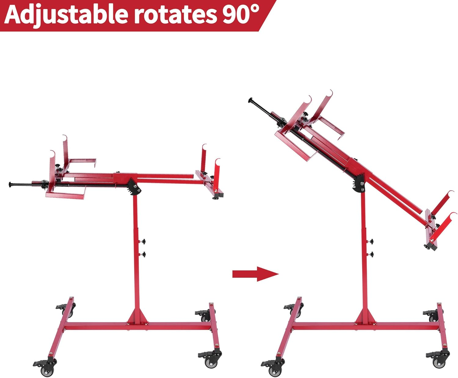 Multifunction Panel Paint Stand, 90&deg; Adjustable Rotating Paint Rack image number 1