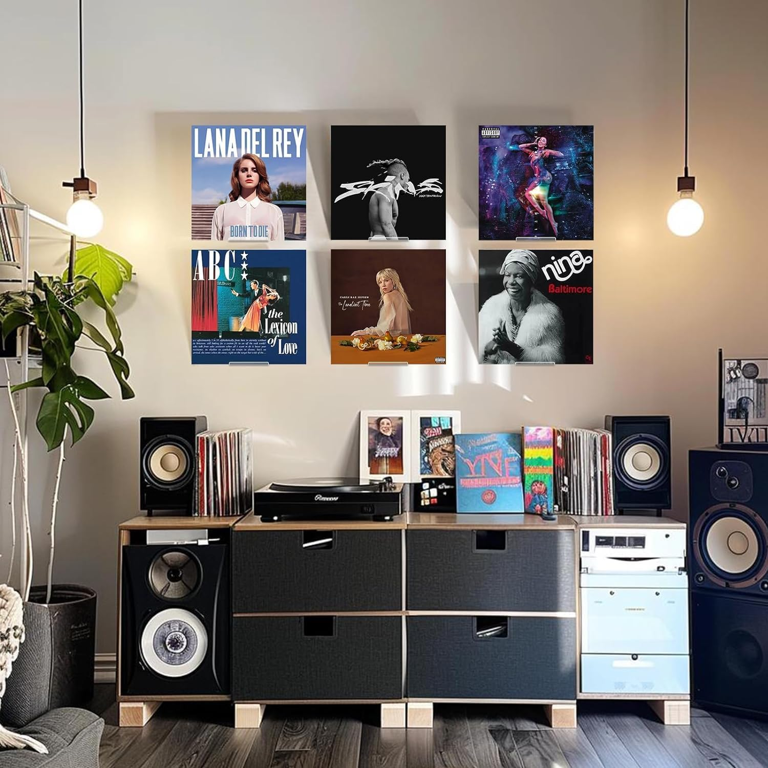 Acrylic Record Album Holder Shelves, 3.94 Inchclear Acrylic Album Record Holder Display Shelf, Vinyl Record Shelf Wall Mount, Display Your Daily LP CD Collection