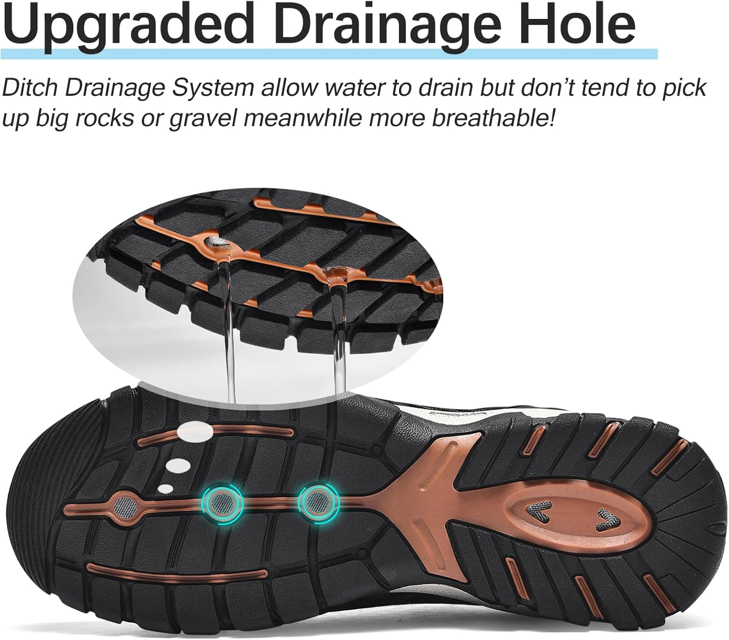 TRAILBLITZ Water Shoes Men Quick Drying Outdoor Hiking Barefoot Boat Footwear Aqua Shoes for Water Sport Waders Diving Hiking Sailing Travel Beach Wading Swimming Fishing Kayaking