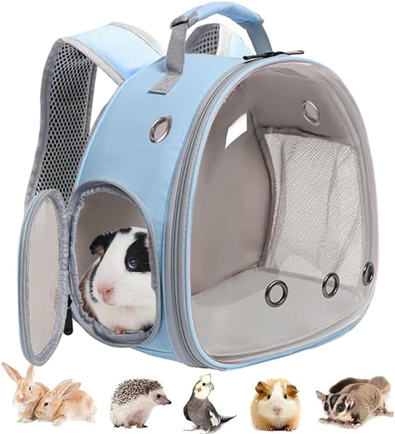 2-Pack Guinea Pig Carrier and Playpen Set - Breathable Pet Playpen Pop Open Outdoor/Indoor Exercise Fence, Portable Small Animal Backpack for Bearded Dragon, Rabbits, Hamster, Chinchillas