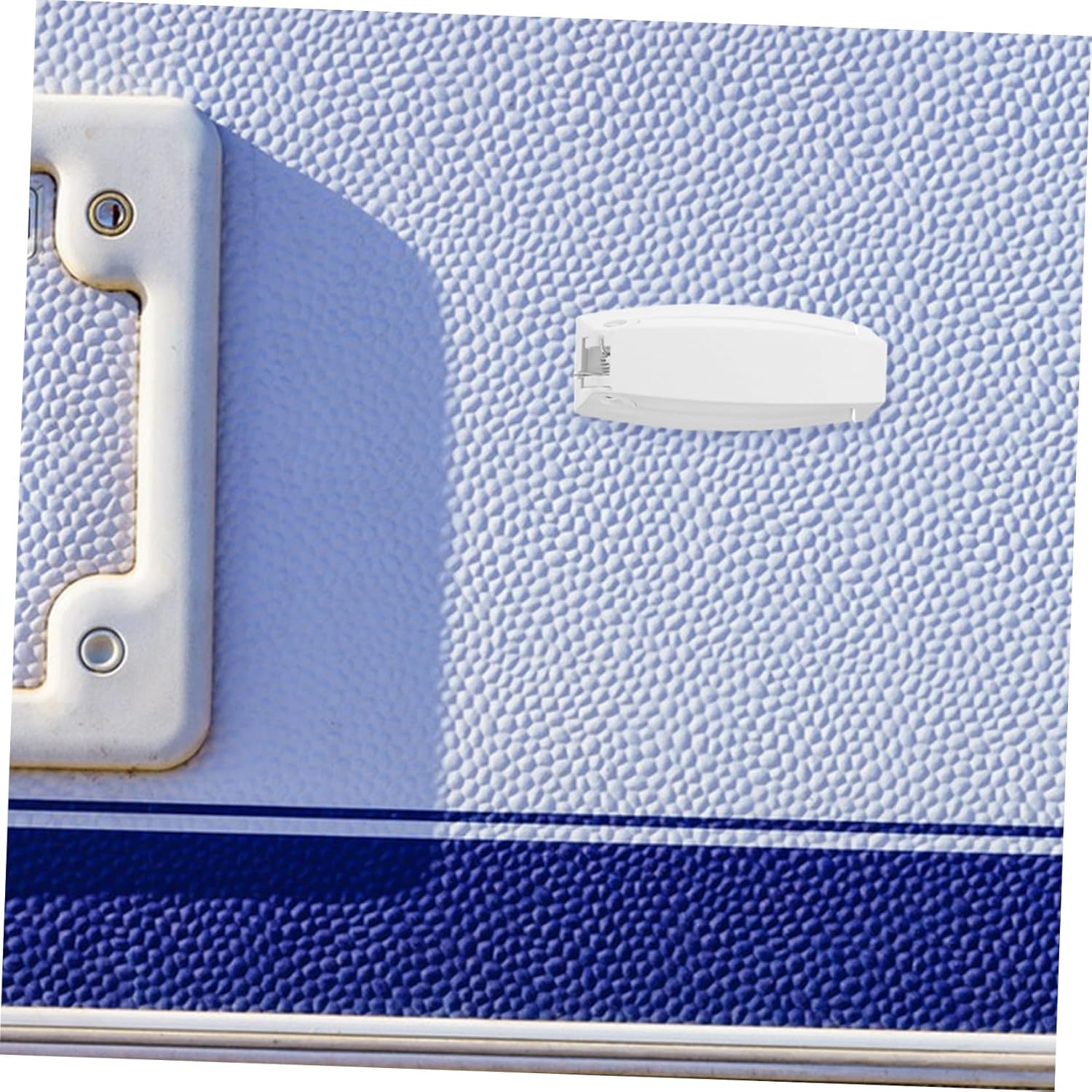 2Pcs White Rv Door Retainer Clips Foldable Space-Saving Camper Door Holder with Precision Locking for Trailer Motorhome Marinegrade image number 1