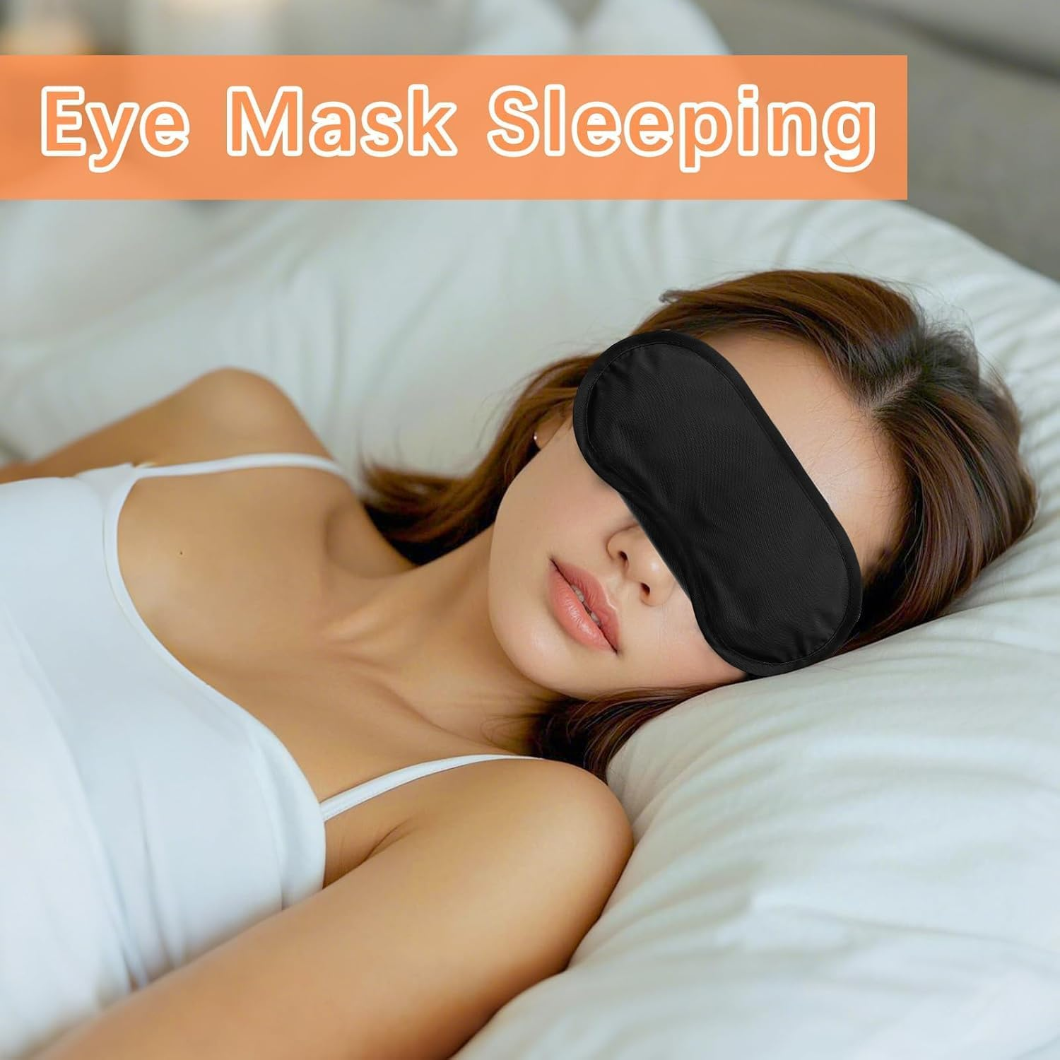 30 Pcs Eye Mask Sleep Masks Bulk Blindfolds for Team Building Party Games with Nose Pad and Adjustable Strap for Women Men 4 Layers Black Blindfold Sleeping Mask image number 2