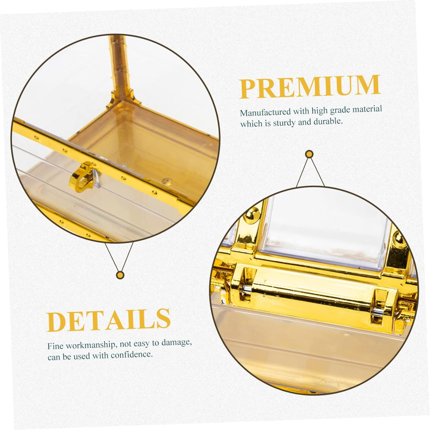 Pirate Treasure Chest Toy Keepsake Chest Storage Box for Home Treasure Box image number 3