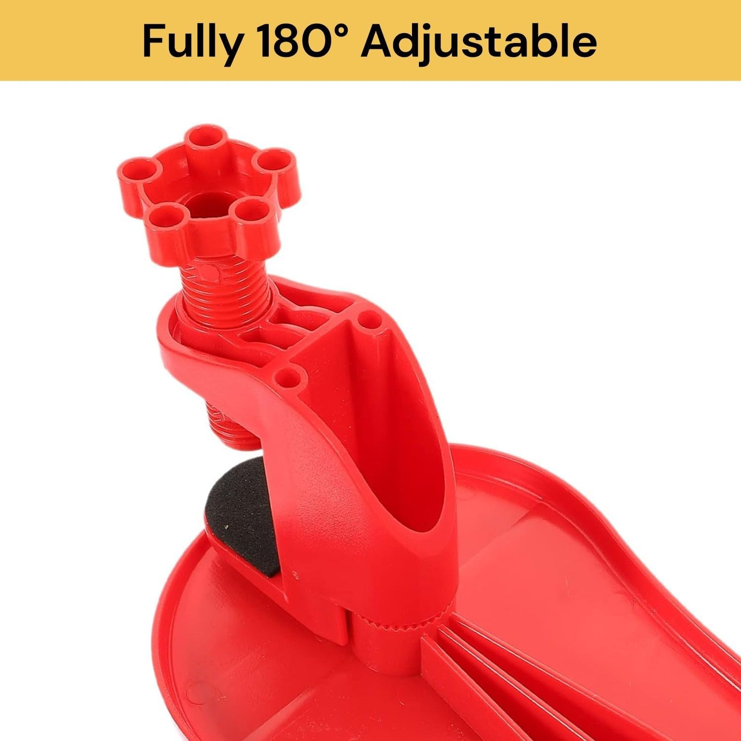 EZONEDEAL Computer Arm Rest for Desk, Adjustable Ergonomic Wrist Rest Support for Keyboard Armrest Extender Rotating Mouse Pad Holder for Table, Office, Chair, Desk, (Black) image number 1